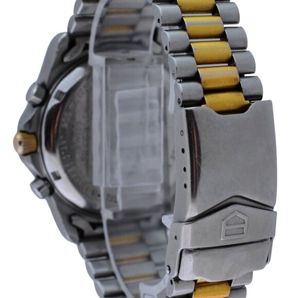 Vintage Tag Heuer 38mm Men's Two Tone 2000 Series Chronograph Watch Ref: CE1121! - Picture 5 of 9